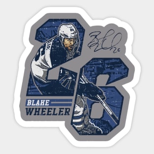 Blake Wheeler Winnipeg Offset Sticker